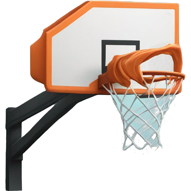 Basketball hoop emoji