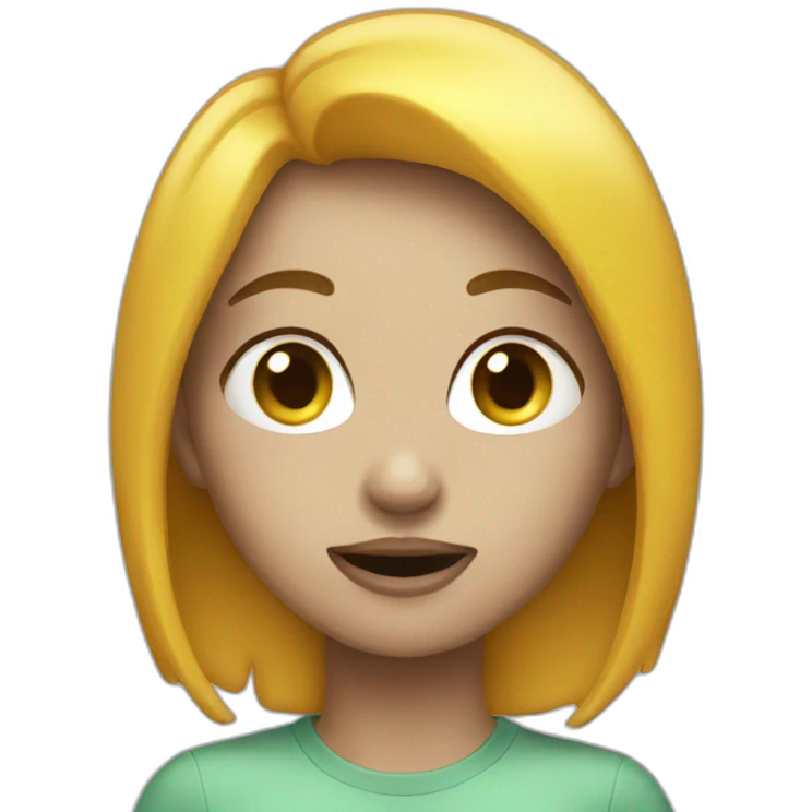 fart girl emoji