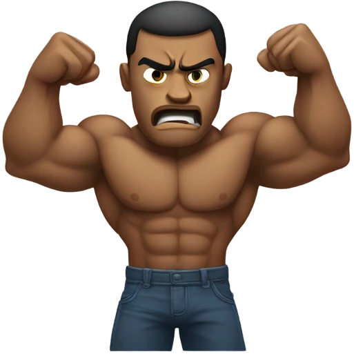 aggressive man emoji