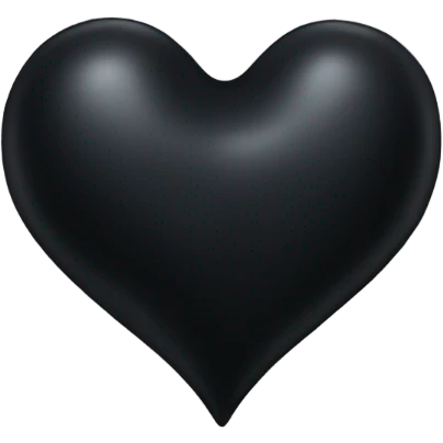 sheer black heart  emoji