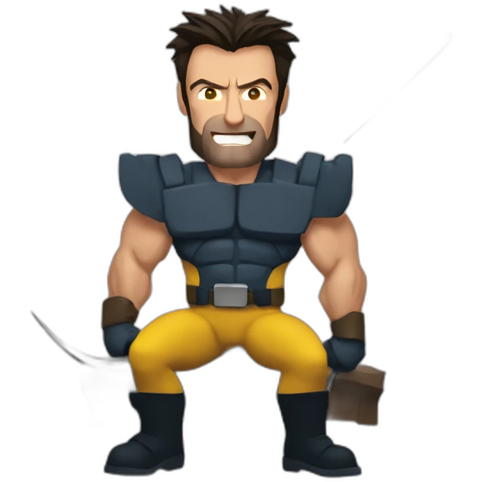 hugh jackman wolverine emoji