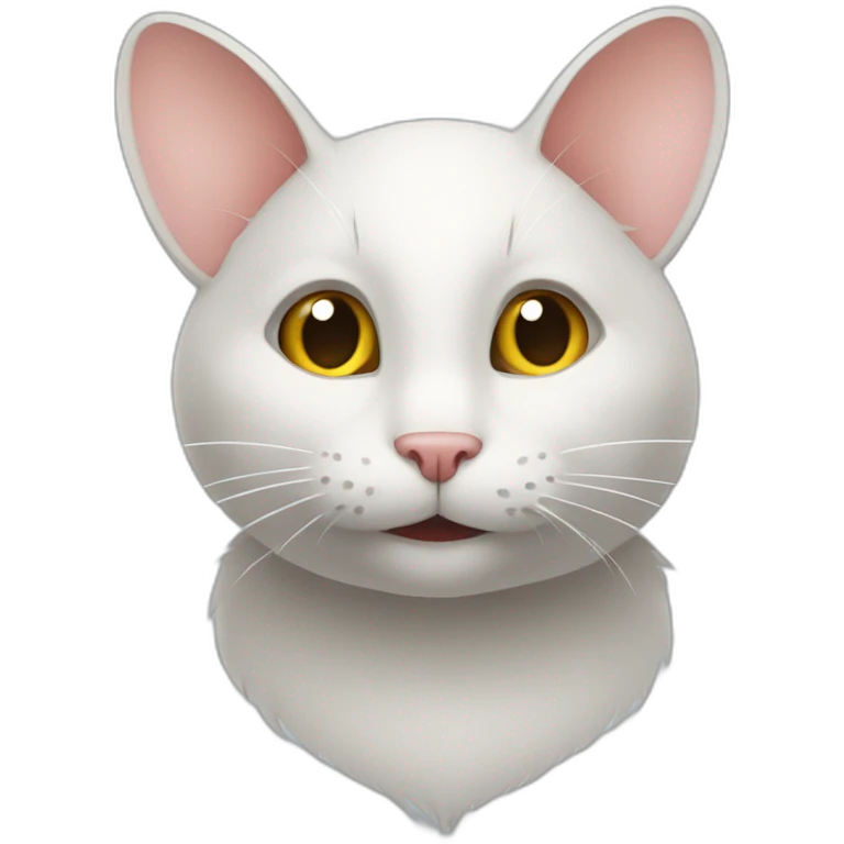 souris sur un chat emoji