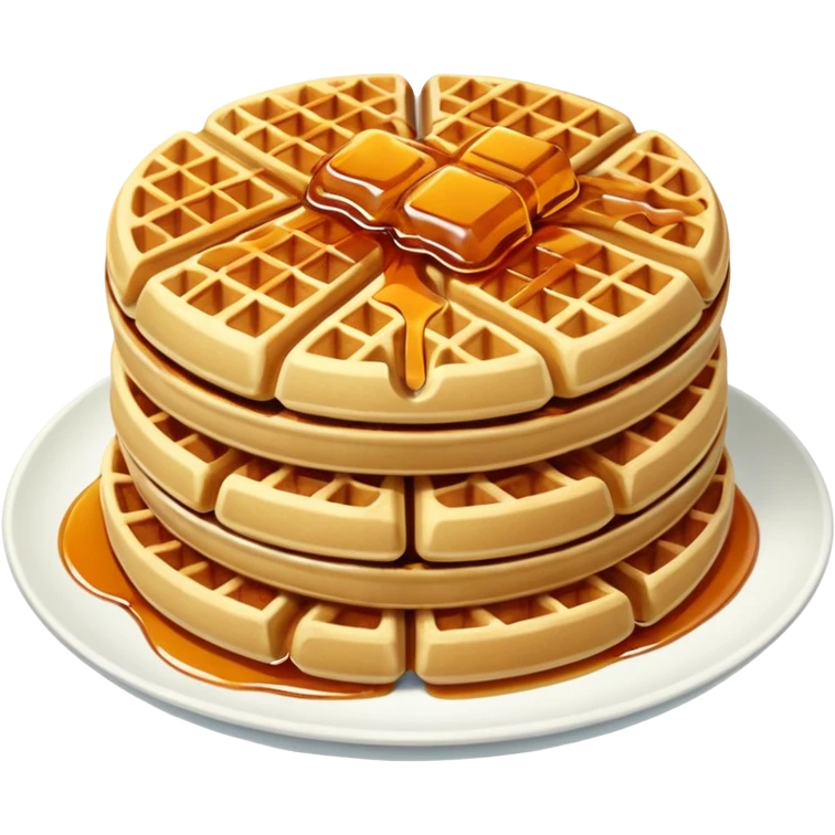 waffles with maple syrup emoji
