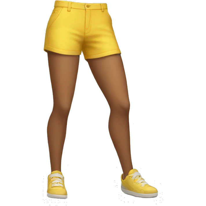 Yellow shorts emoji