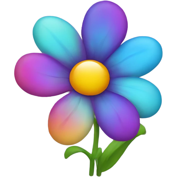 colourful flower emoji