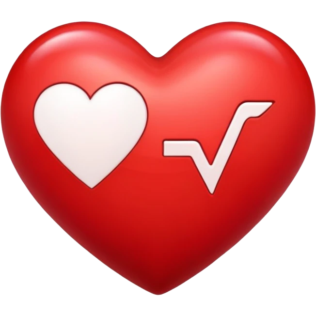 Heart with Y in it emoji