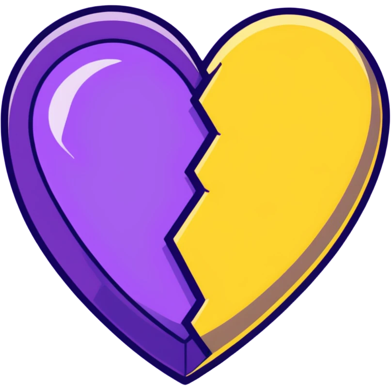 purple heart emoji