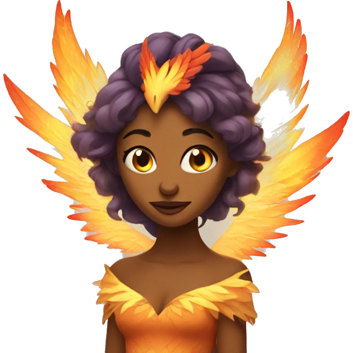 phoenix fairy woman emoji