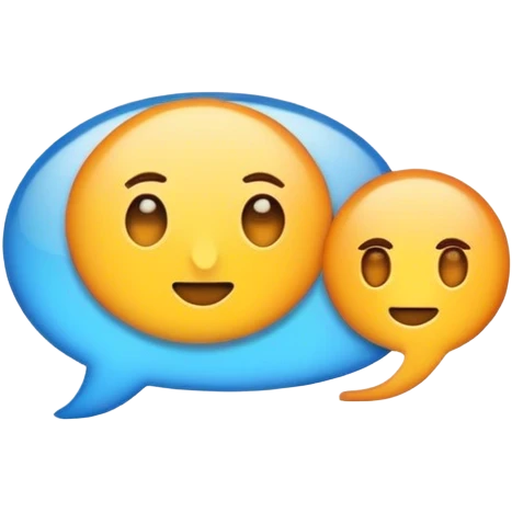 Word bubble to the left ￼ emoji