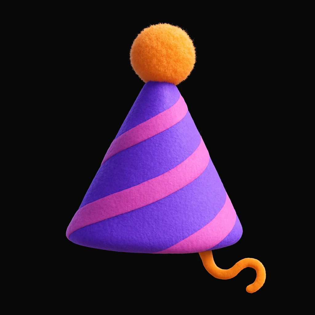 party hat emoji