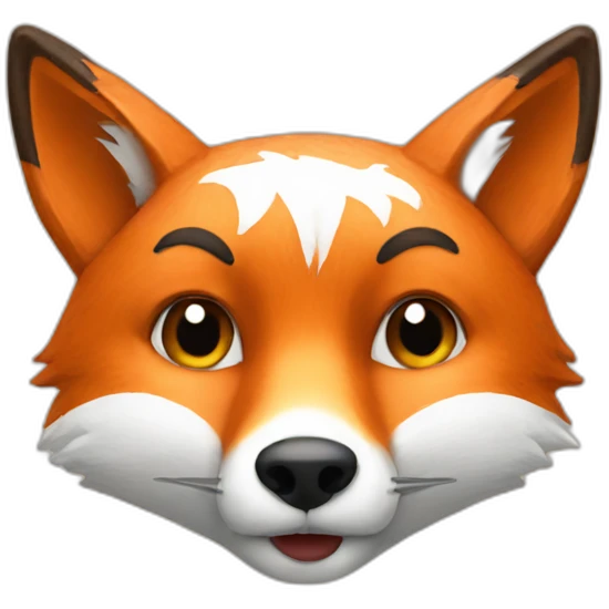 fox drinking a coffee emoji