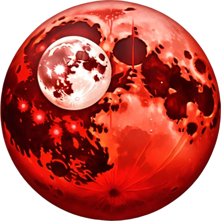 Blood moon emoji