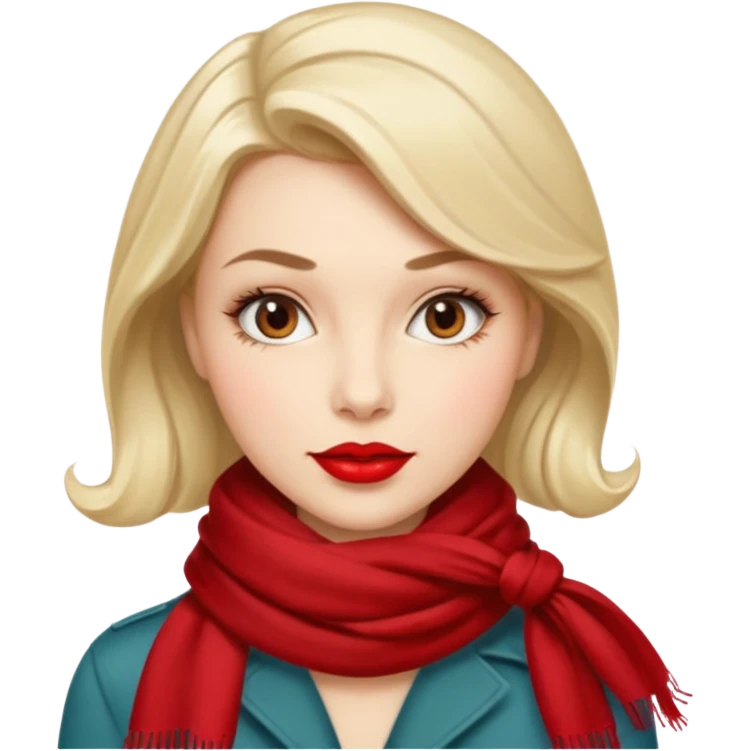 Retro style  woman emoji