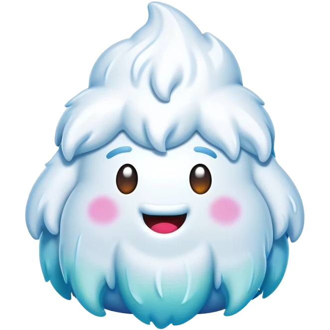 rainbow inflatable bouncy yeti poop head emoji