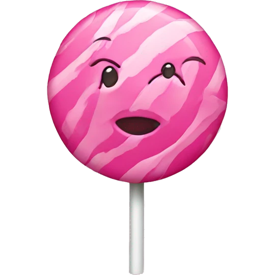 Pink lollipop  emoji