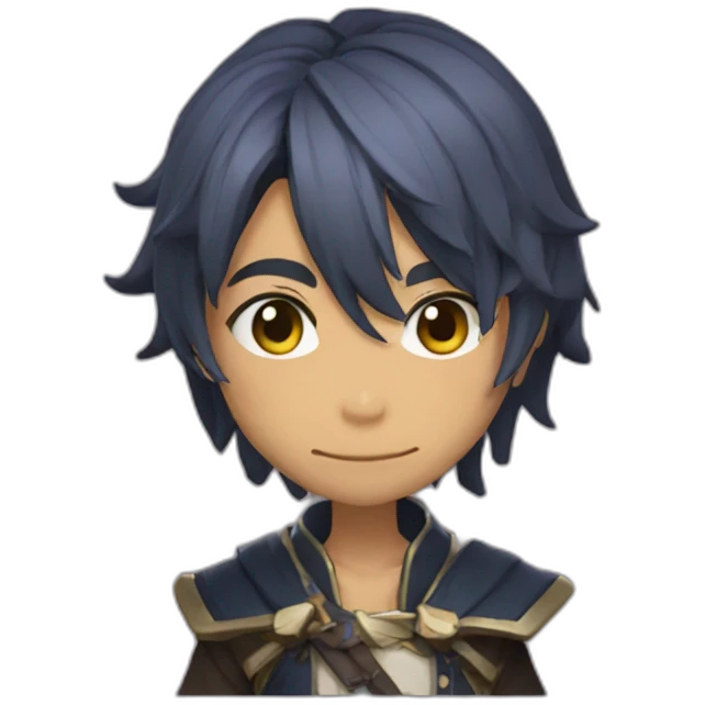 Al-Haitam am from Genshin impact emoji