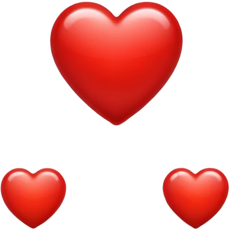 red heart emoji