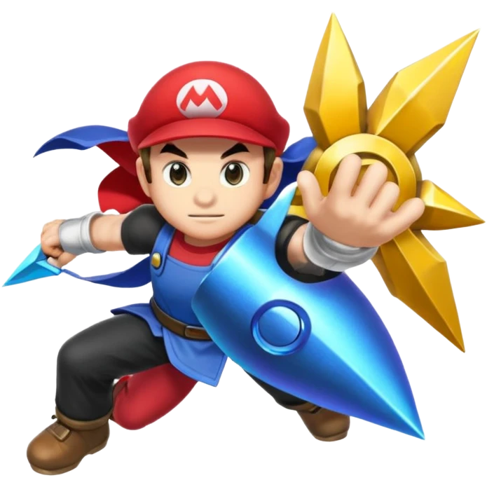 give me the logo of super smash bros ultimate emoji