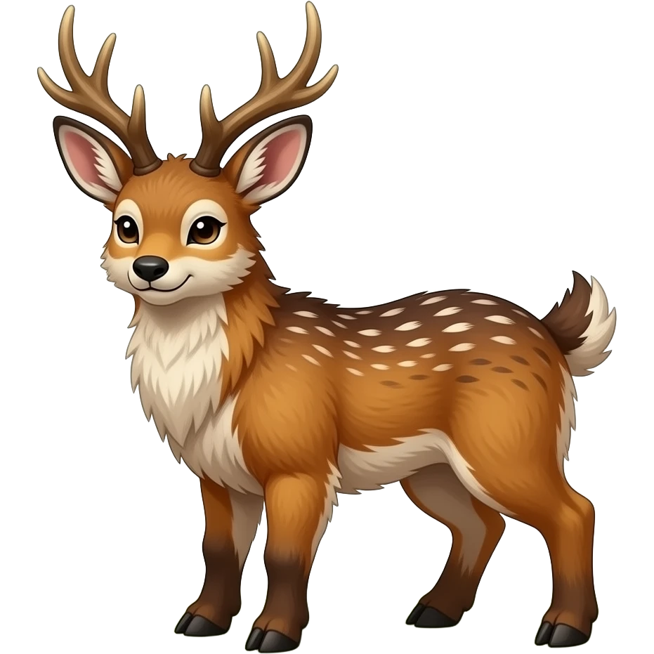 Trico-Buneary-Mudsdale-Jackalope-fusion-hybrid-animal-creature with long ears emoji