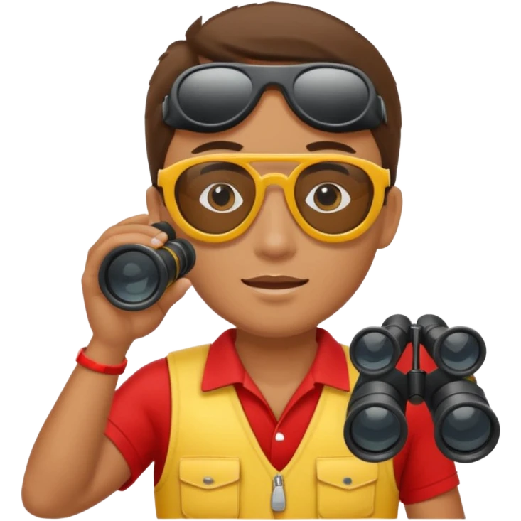Lifeguard with Binoculars emoji