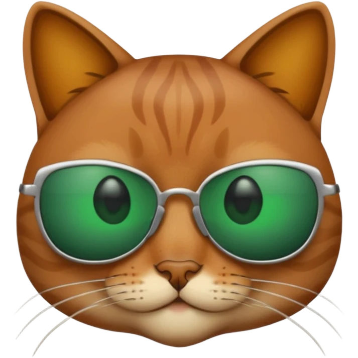 Cat wearing sunglasses emoji