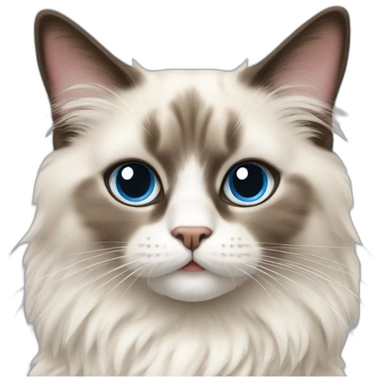 Ragdoll cat emoji