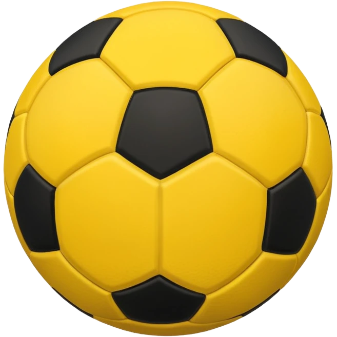 pelota amarilla con negro emoji