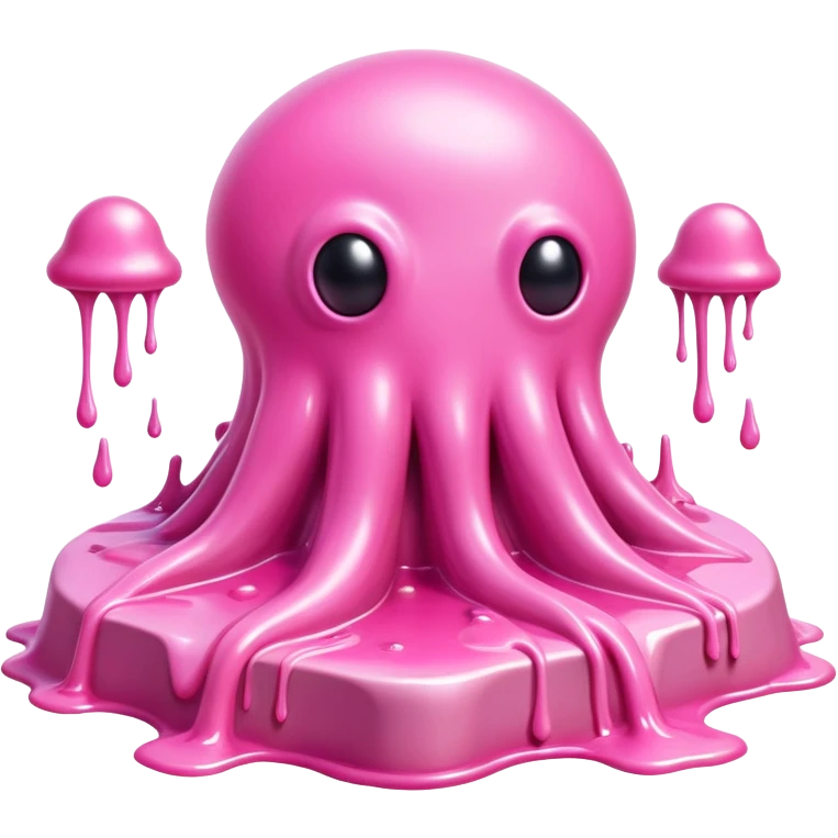 surreal melting SPAM alien landscape emoji