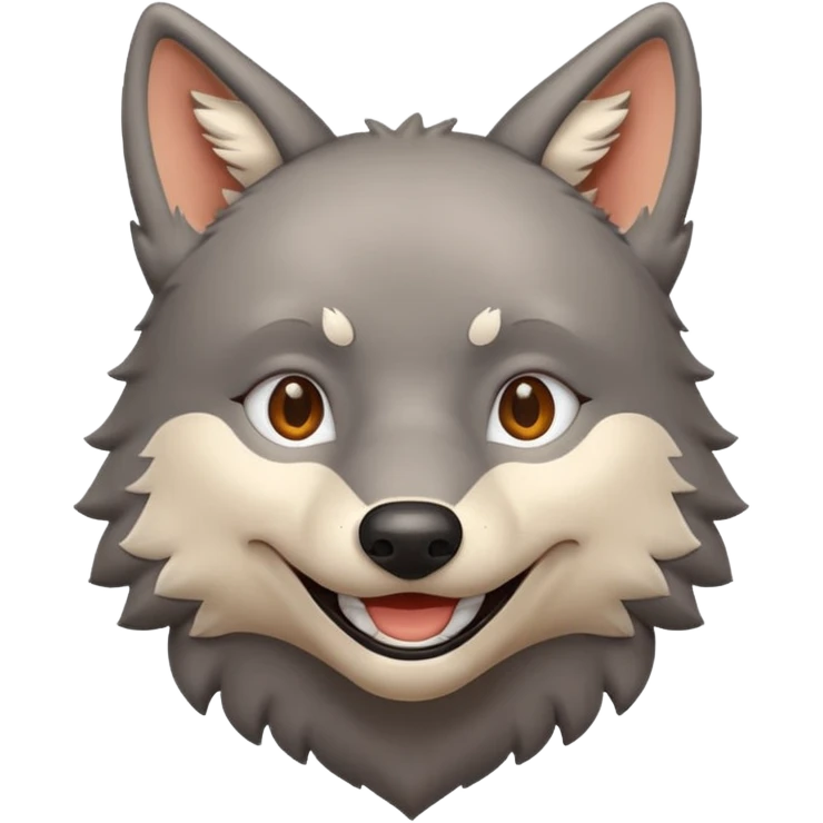 Wolf smull emoji