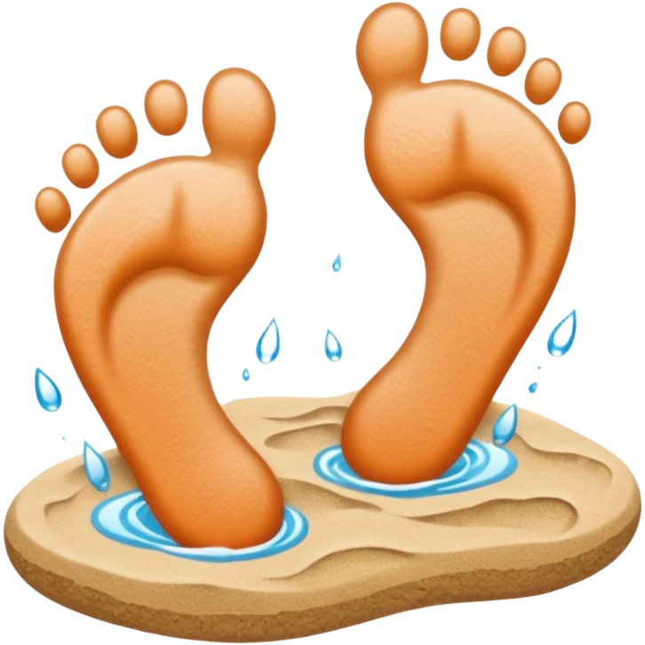 foot print  emoji