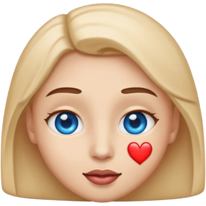 Este emoji con los ojos azules 😍 emoji