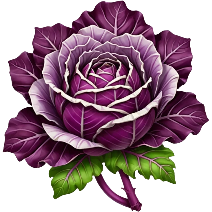 vitlof radicchio emoji