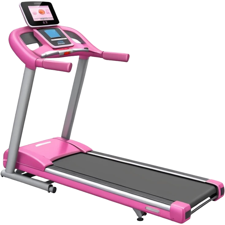 pink gym treadmill emoji