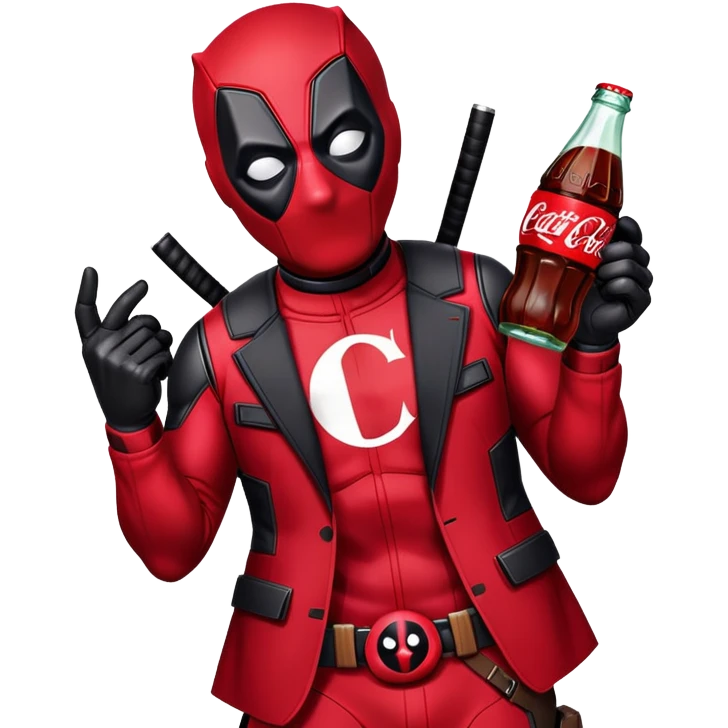 Deadpool Coca-Cola emoji