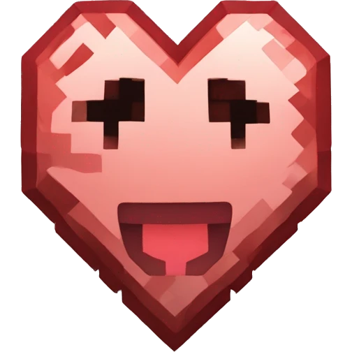 Minecraft hardcore heart emoji