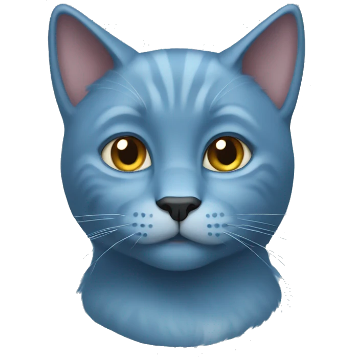 russia blue cat emoji