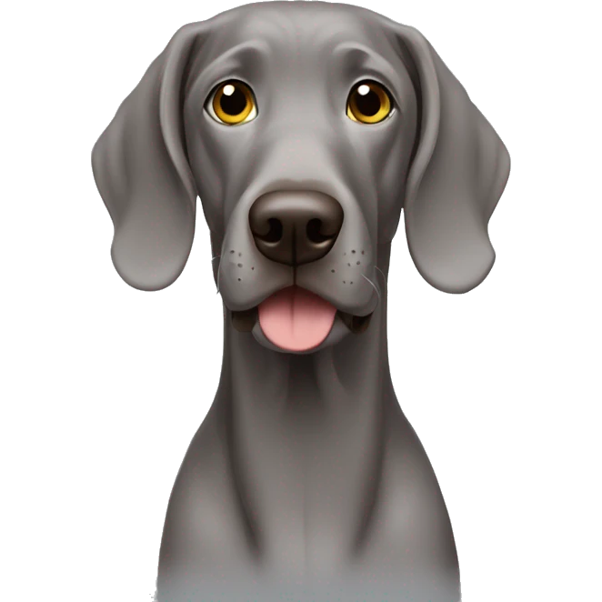 Weimaraner  emoji