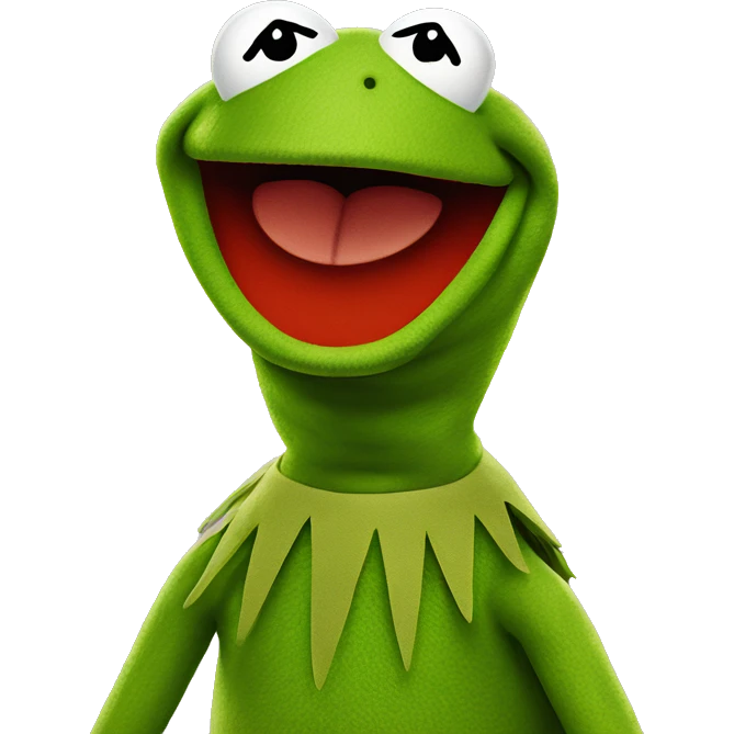 Kermit the frog emoji