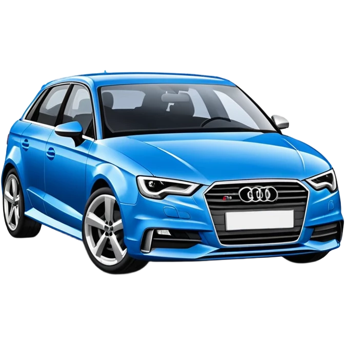 blue audi a3 emoji