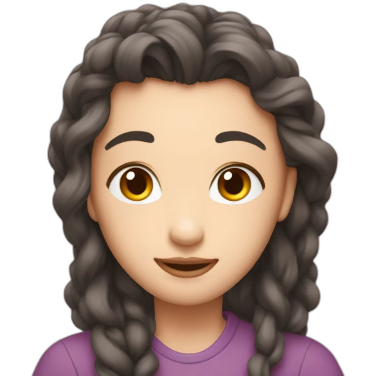 책 읽은 여자 emoji