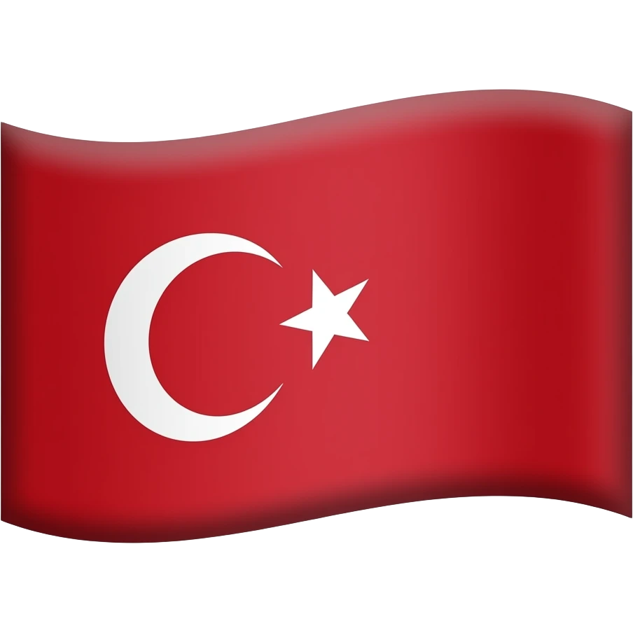 Mavi türk bayrağı emoji