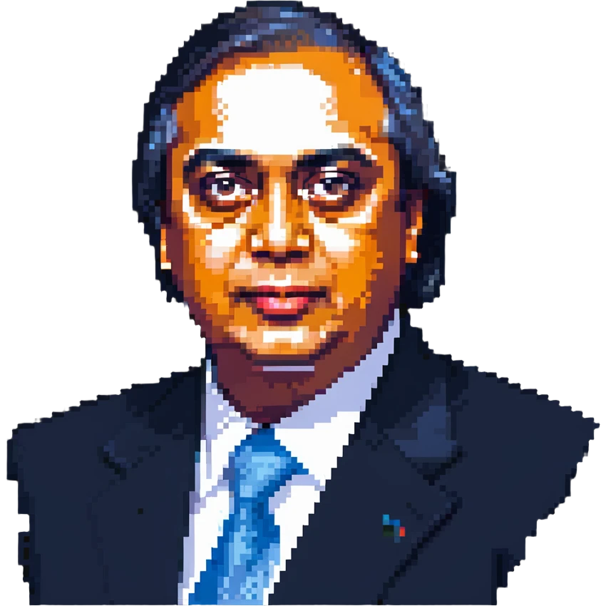 portrait of Mukesh Ambani emoji