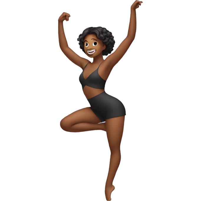 woman dancing one pole emoji