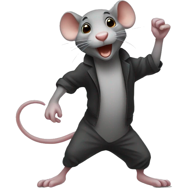 Dancing rat emoji