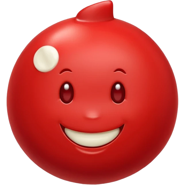 a babybel cheese with a smiling face emoji