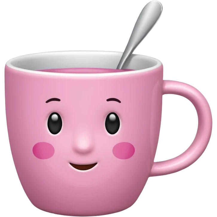 Pink cup emoji