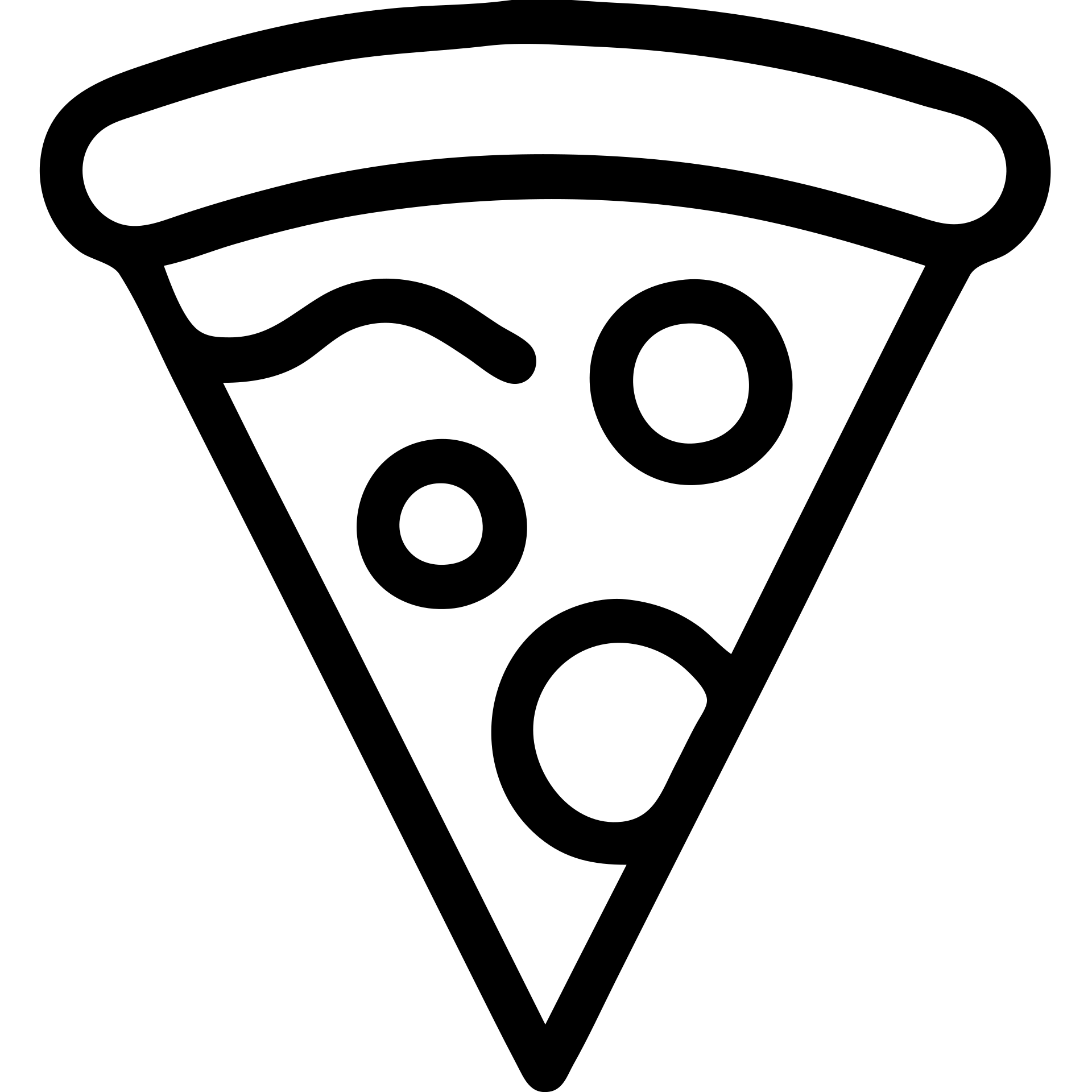 slice of pizza, outlined icon style emoji