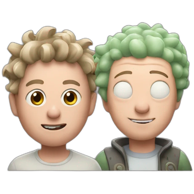 Pig and morty emoji