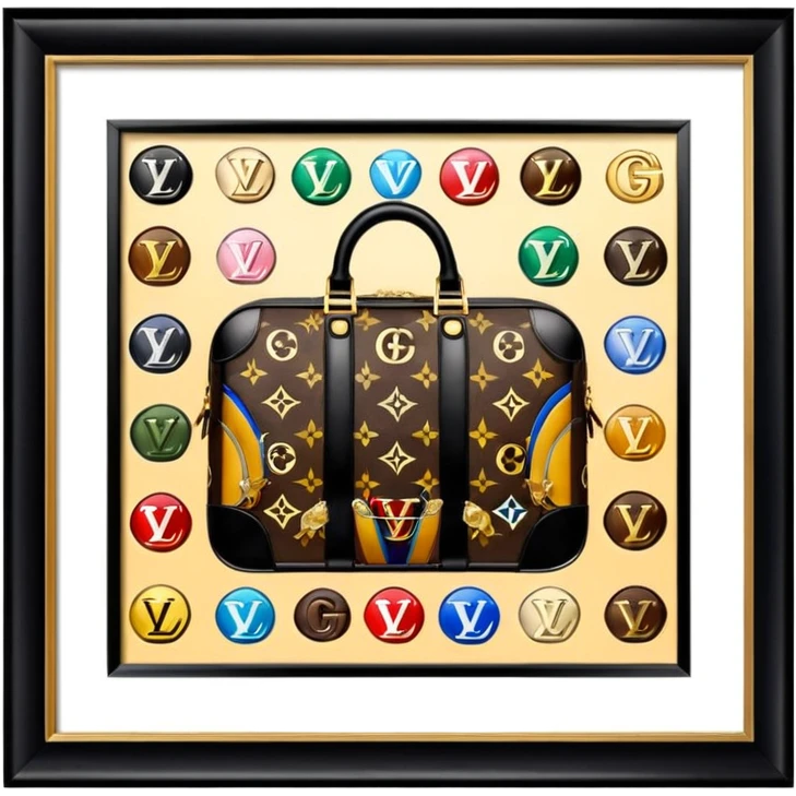 Louis Vuitton and Gucci versus and Fendi and Versace and all of the luxury brands emoji