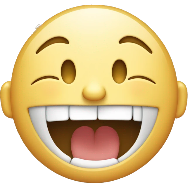 Laughing face with hand over face emoji